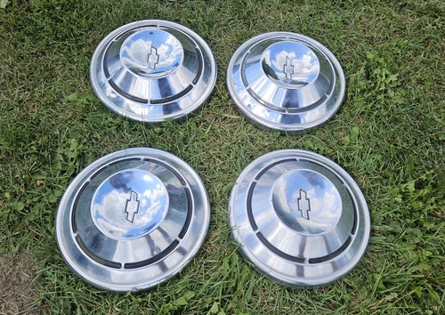 Set of 4 1968 1969 Chevy Camaro Chevelle COPO Hubcaps SS 1970 Nova 68 69 70 RS - Picture 9 of 13