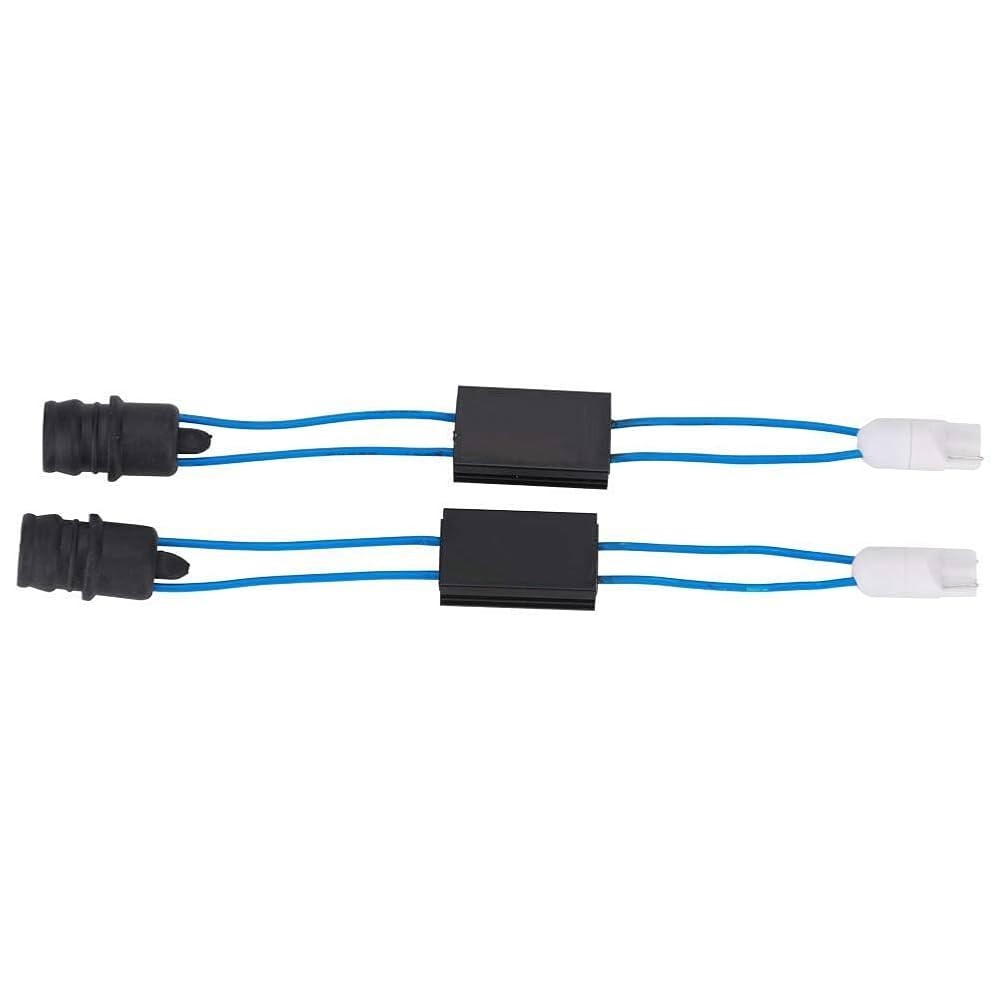 - Senza marca/Generico - - 2 Filtri W5w T10 CANBUS 12V Cablaggio LED Portalampada Luci Posizione Targa Auto - Miniatura 4