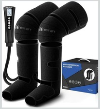 Air Compression Massager 3 Temp 3 Intensity Levels BG Best Gift Leg Thigh Feet