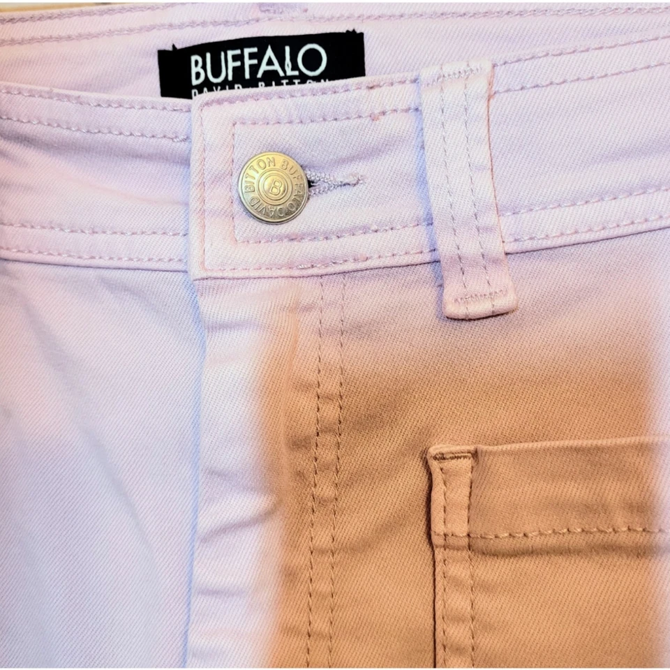 Buffalo Brigette Soft Stretch Crop Pants Lilac Size 10/30 High Rise Hippie Y2K - Image 2 of 4