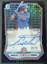 2026 Topps Bowman Chrome Mega Angel Cepeda Black Mojo AUTO /10 BMA-AC Cubs