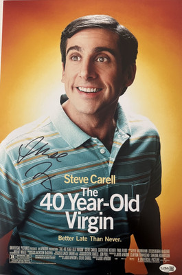 JUDD APATOW Authentic Hand Signed ''40 YEAR OLD VIRGIN'' 12x18 Photo (JSA COA)