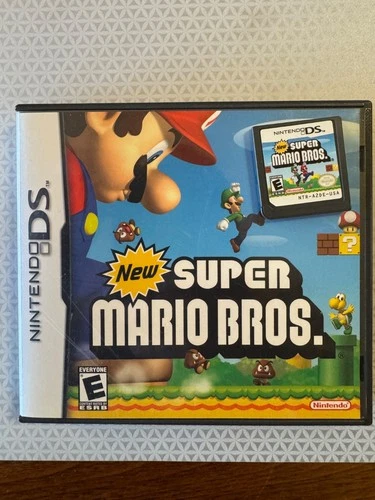 New Super Mario Bros. (Nintendo DS, 2006) w/Inserts Tested and Working!