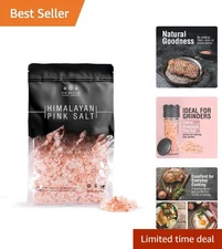 Versatile 2.2 Lb Coarse Himalayan Pink Salt - Healthy Gourmet Crystal Seasoning