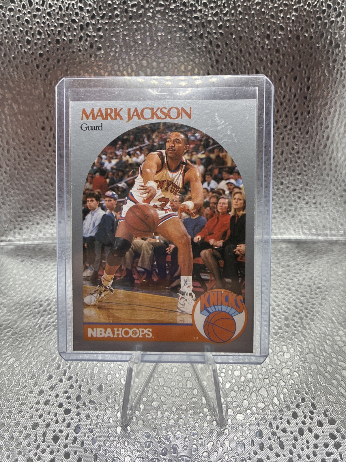 1990-91 Mark Jackson/Menendez Brothers NBA Hoops #205 New York Knicks