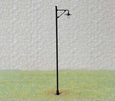 10 x HO scale street lights model railroad antique LED path yard lamppost #063