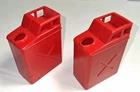 Vintage 1970s Tonka * MIGHTY JEEP BRONCO GAS CANS x2 * Accessories Parts