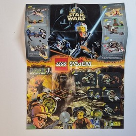 1999 LEGO Star Wars 7110 Landspeeder Instructions Manual Book Only Vintage