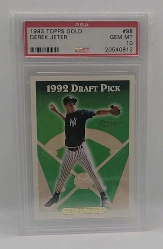 Derek Jeter 1993 Topps Gold #98 PSA 10