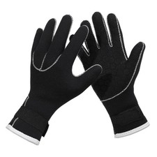 3mm Neoprene Gloves Diving Gloves Wetsuit Gloves, Anti Slip Waterproof Fishin