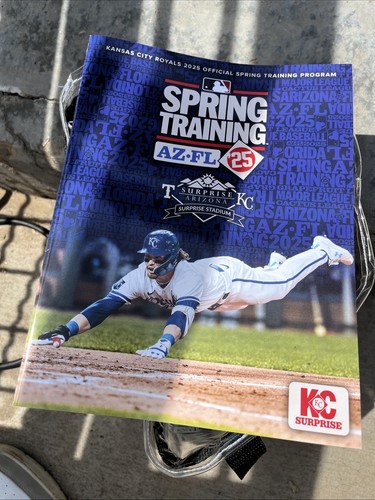 Kansas City Royals 2025 Spring Training Program Suprise, AZ Bobby Witt - Bild 1 von 4