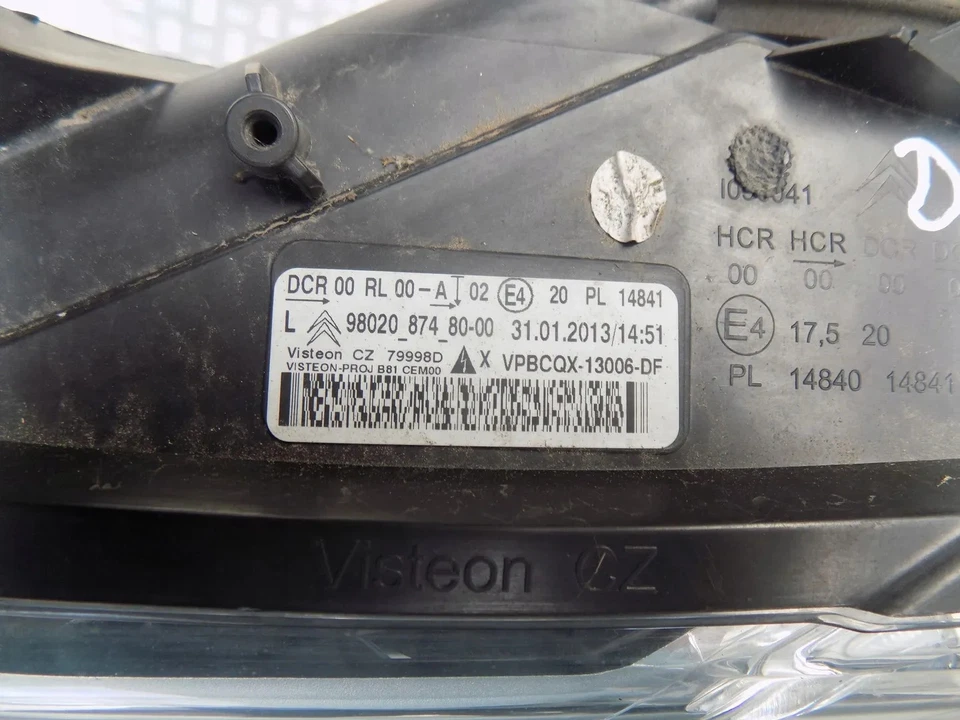 Frontscheinwerfer Citroën Ds5 Xenon Ein Stück (Rechts oder Links) Headlight - Bild 4 von 4