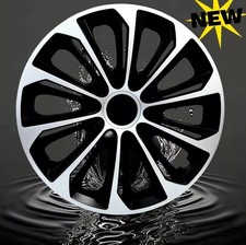 CITROEN C1, C2, Saxo, 4x14" ALLOY LOOK CAR WHEEL TRIMS/COVERS, HUB CAPS + badges