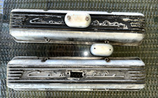 Lester 3767493 Corvette 7 Fin Aluminum Valve Covers Pair