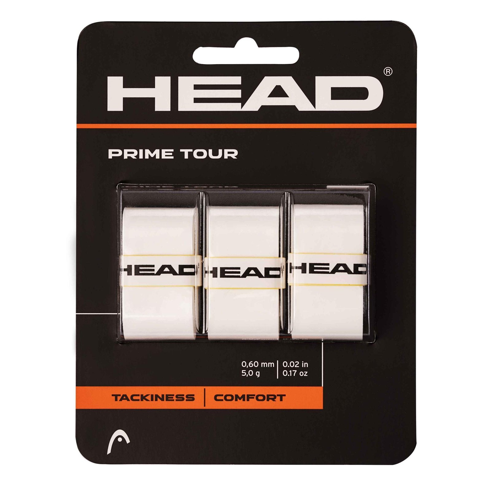 Head Prime Tour 3 упаковки Overgrip White Белый 2190₽