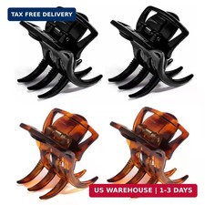 4 Pieces Hair Claw Clips,Morhom Big Size Hair Claws 2.0 Inch Hair Jaw Clip for W