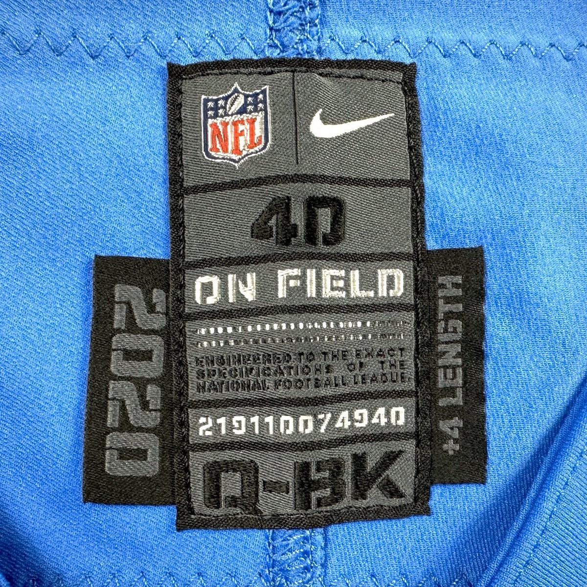 11/21/2021 Nike NFL Team Issued Game Jersey Justin Herbert