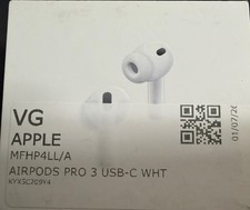 Apple AirPods Pro 3rd Wireless Active Noise Cancelling Earbuds - White MFHP4LL/A
