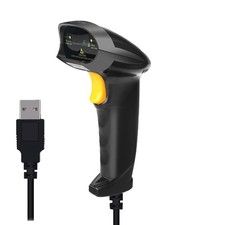 Handheld USB 1D Wired Barcode Scanner Reader For Supermarket Warehouse Store