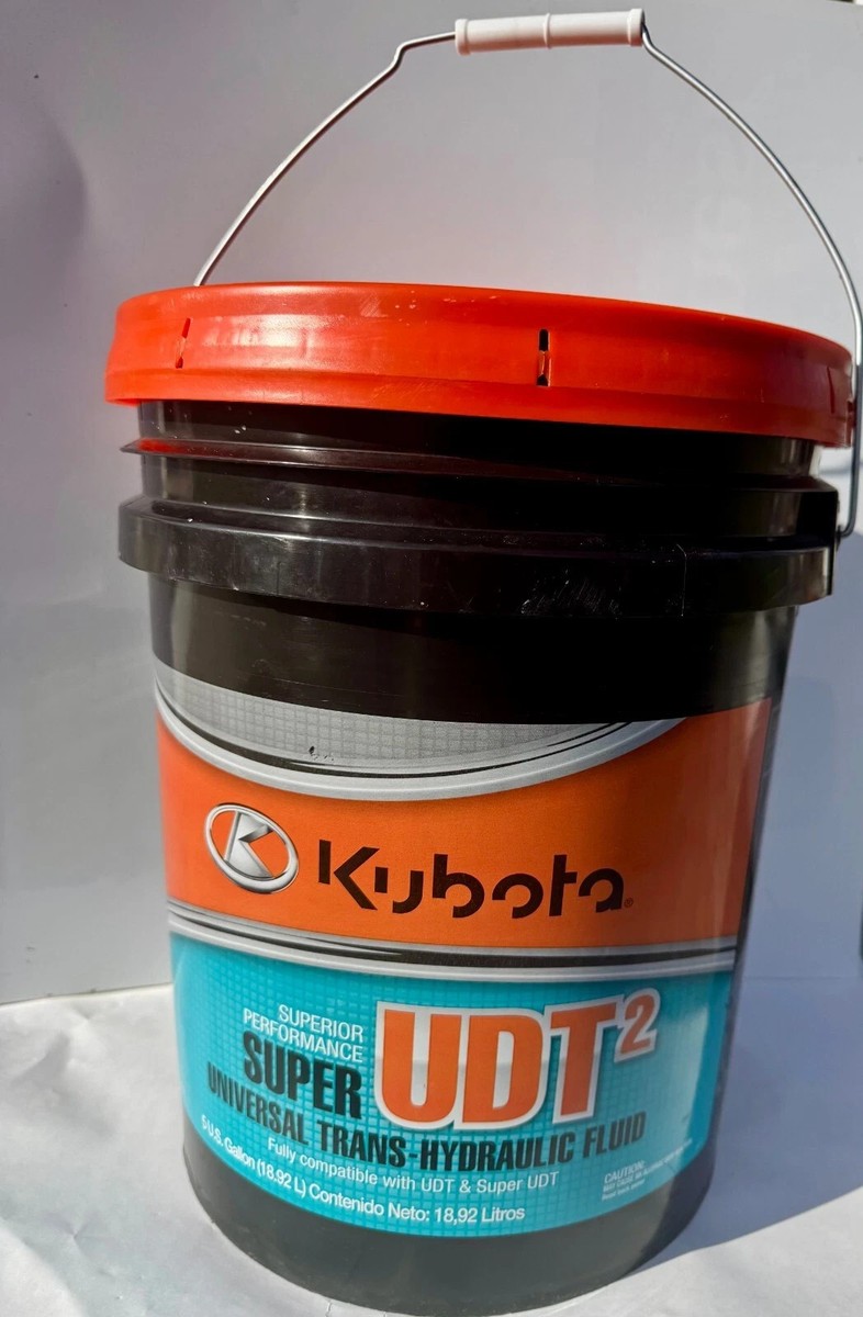 Kubota Genuine OEM Super UDT2 trans-hydraulic fluid 5-gallon part
