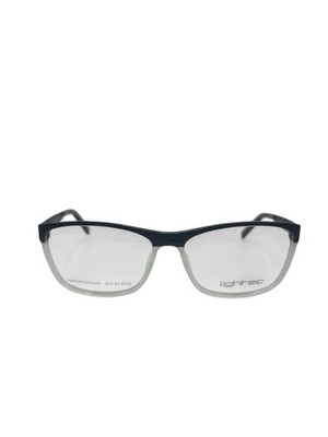 LIGHTEC 7756L NN012 Brillenfassung Schwarz Transparent Acetat Vollrand Unisex