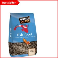 Complete 10 Kg Fish Food Sticks with Spirulina for All Pond Fish Types