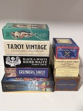 Tarot Deck Lot Curious Travels Edenburg Universal Waite Ancient Italian & More