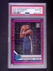 2019-20 Donruss Optic Zion Williamson #158 Rated Rookie Pink Velocity /79 PSA 10