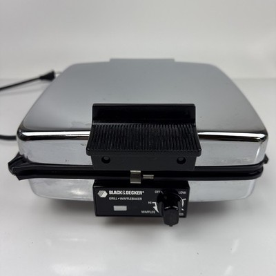 Black and Decker 3-in-1 Nonstick Electric Grill Waffle Maker G48TD ...