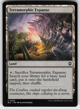 Terramorphic Expanse Commander: Bloomburrow 345 C NM MTG
