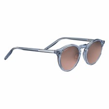 Serengeti Raffaele sunglasses. Shiny Ice Blue.Brown Mineral Lens Polarized ITALY