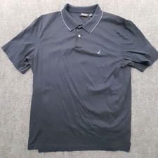 Nautica Shirt Mens XL Polo Blue Classic Fit Golf Activewear Athleisure Preppy