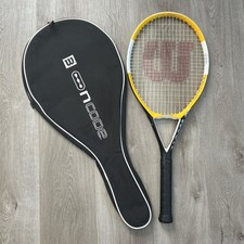 Wilson N Code N Fusion 4 3/8" Grip 103 Sq Inch Midplus Tennis Racket w/ Case