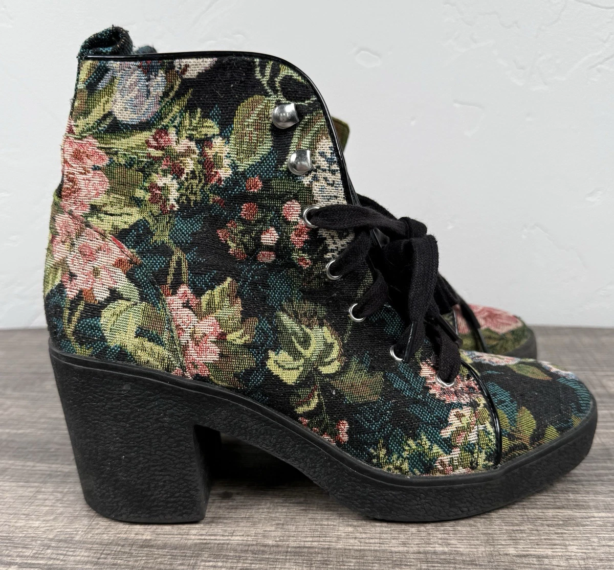 ?Steve Madden Floral Embroidered Boots? ARROYO Coral Multi Western Pointed-Toe Women main image 3