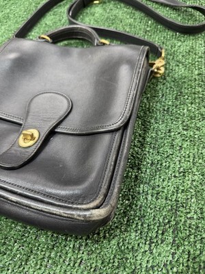 Vintage 90s COACH 5130 Station Bag Flap Satchel Shoulder Crossbody