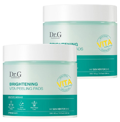 Dr.g Brightening Vita Peeling Pads (70 Pads) 2 pack K-beauty