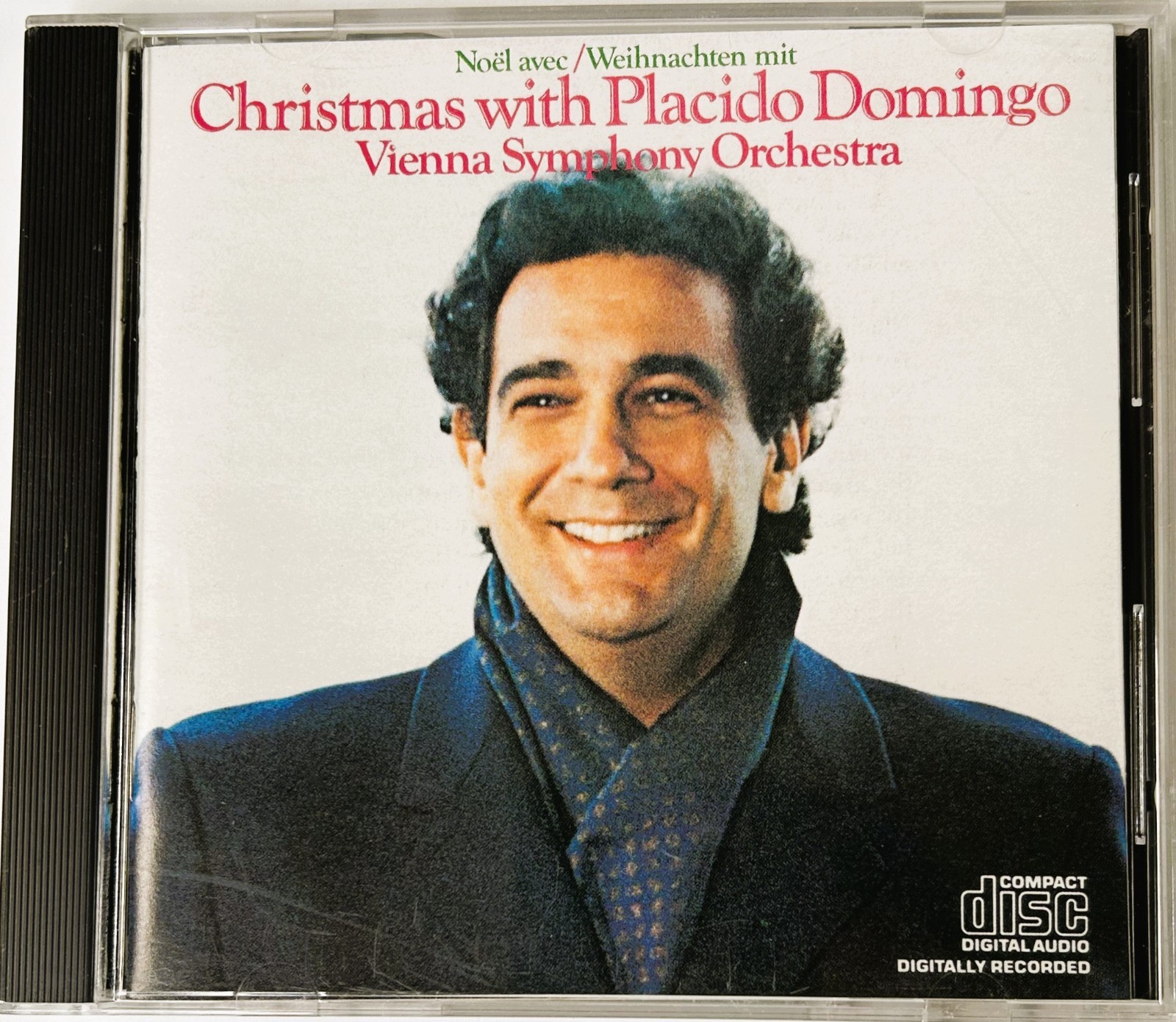 Christmas with Placido Domingo CD CBS O Joyful Children, Silent Night Near Mint