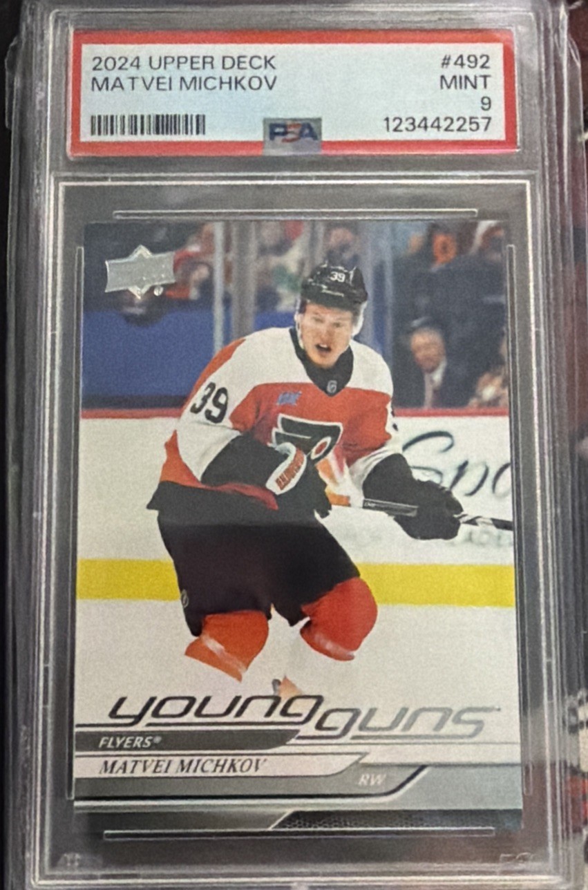 2024-25 Upper Deck Series 2 - Young Guns Matvei Michkov #492 (RC)