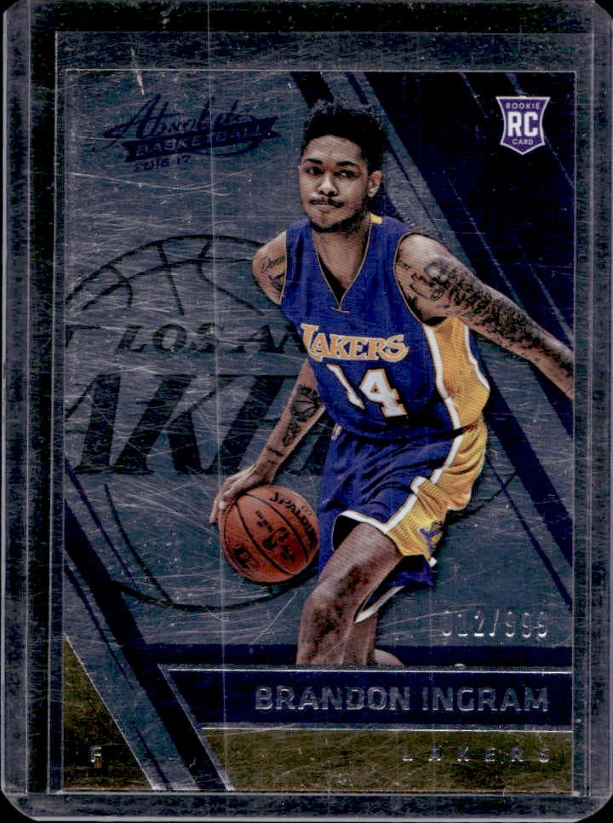 2016-17 Absolute Brandon Ingram RC Rookie #/999 Lakers