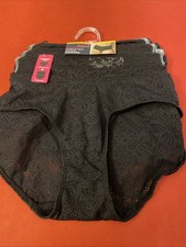 MAIDENFORM 3 PACK BLACK PERFECT FIT HIPSTER SET/ Size 6 / MEDIUM /MSRP 30