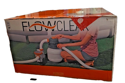 Bestway 58498E Flowclear 1500 Gallon Sand Filter Pump for Above Ground Pools  