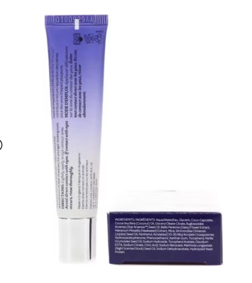 ELEMIS Peptide4 Crema Recuperadora de Ojos Crema de Ojos Reviving 0.5 fl oz/15ml Nueva en Caja  Foto 2 de 4