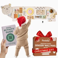 Sensory Wall Panel for Kids – Toddler Learning Activity Center - Emotional De...