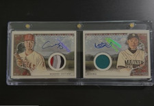 2024 Allen & Ginter Shohei Ohtani Ichiro Booklet Dual Auto Autograph Patch /10