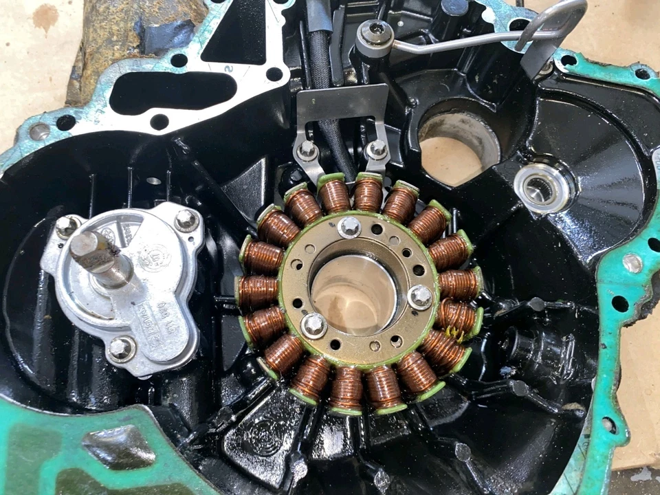 Sea Doo 2008 RXTX RXT-X RXT GTX 215 255 260 engranaje de transmisión de distribución toma de fuerza cubierta estator Foto 2 de 4