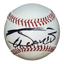 SAUL CANELO ALVAREZ AUTOGRAPHED OML BASEBALL BECKETT AE68940 BOXING CHAMPION