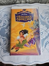 The Hunchback of Notre Dame VHS Tape A Walt Disney Masterpiece Clamshell Case