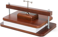 Book Press, 11 * 7.9 in Wooden Book Binding, Portable Bookbinding Machine