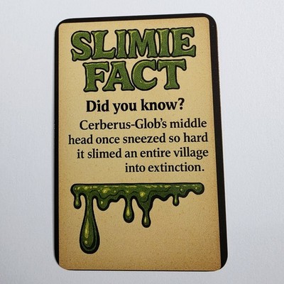 Ghastlys Series 1 Trading Card   Slimie Fact   First Release Collectible 2025