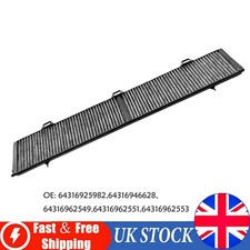 1x Carbon Cabin Pollen Filter FOR BMW X1 3 1 Series E92 E91 E90 E88 E87 E82 E81